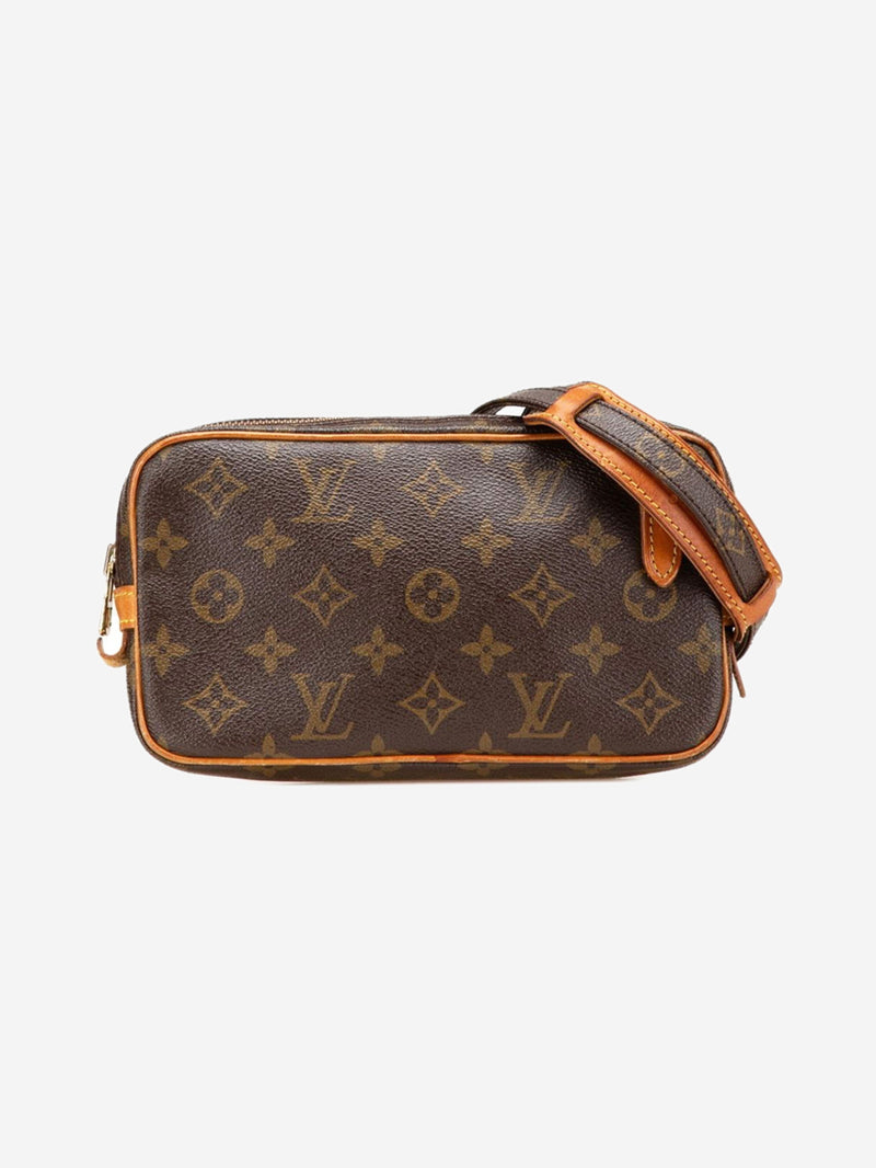Brown vintage 1988 Monogram Pochette Marly Bandouliere bag Cross-body Bags Louis Vuitton 