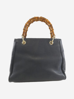 Navy Bamboo top handle bag Top Handle Bags Gucci 