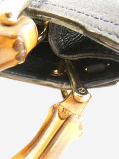 Navy Bamboo top handle bag Top Handle Bags Gucci 