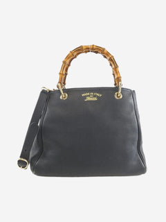 Navy Bamboo top handle bag Top Handle Bags Gucci 