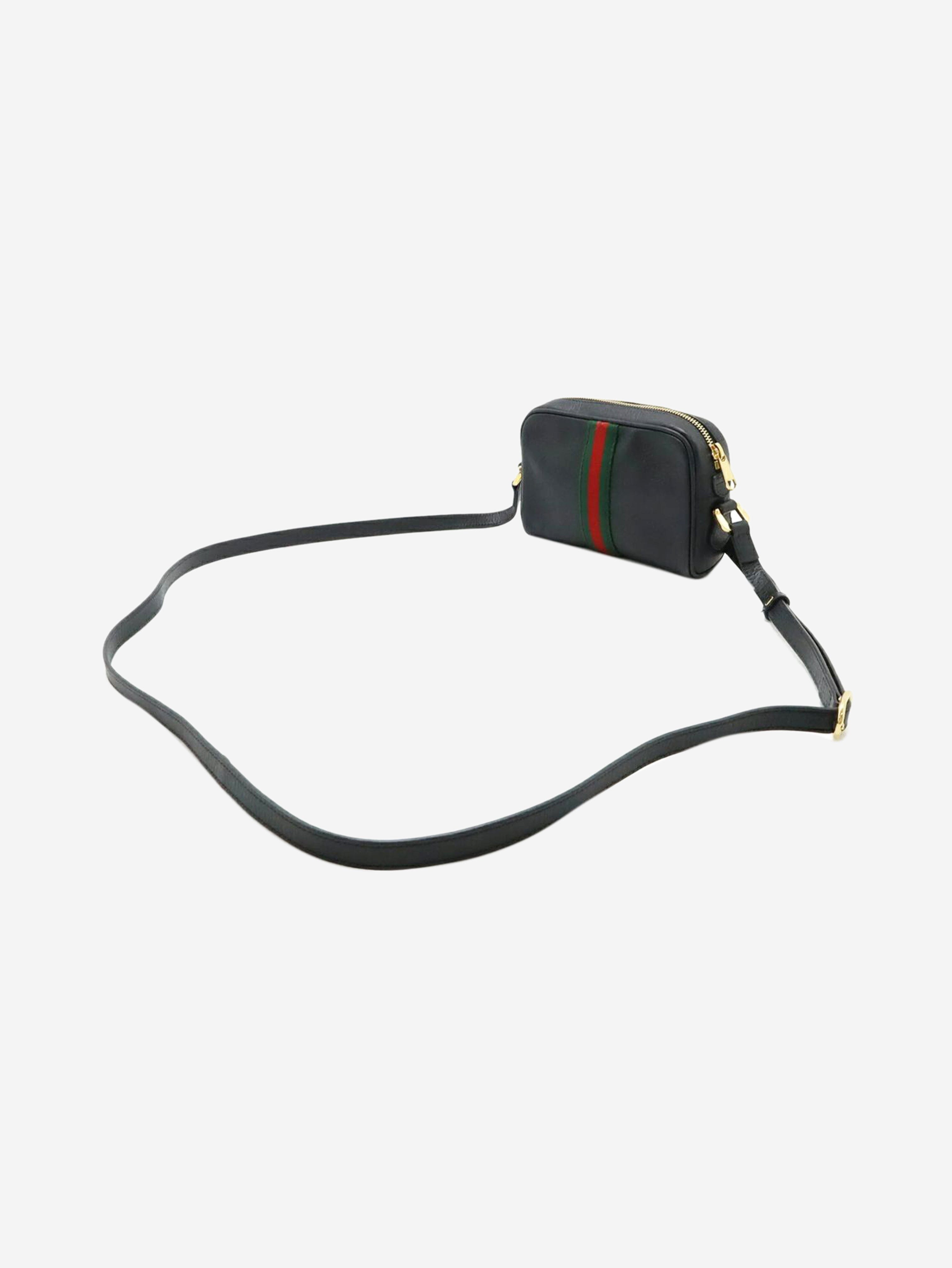 Black Ophidia leather shoulder bag Shoulder bags Gucci 