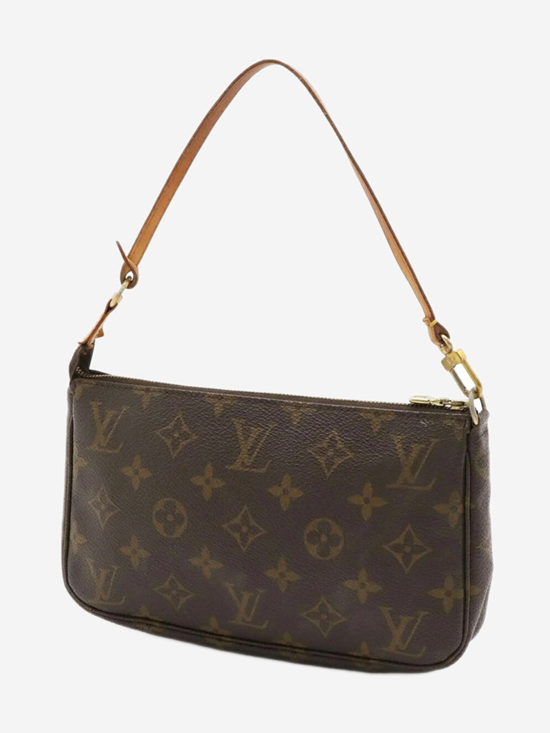 Brown vintage 2000 Monogram Pochette bag Top Handle Bags Louis Vuitton 