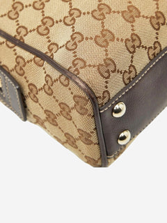 Brown GG canvas top handle bag Top Handle Bags Gucci 