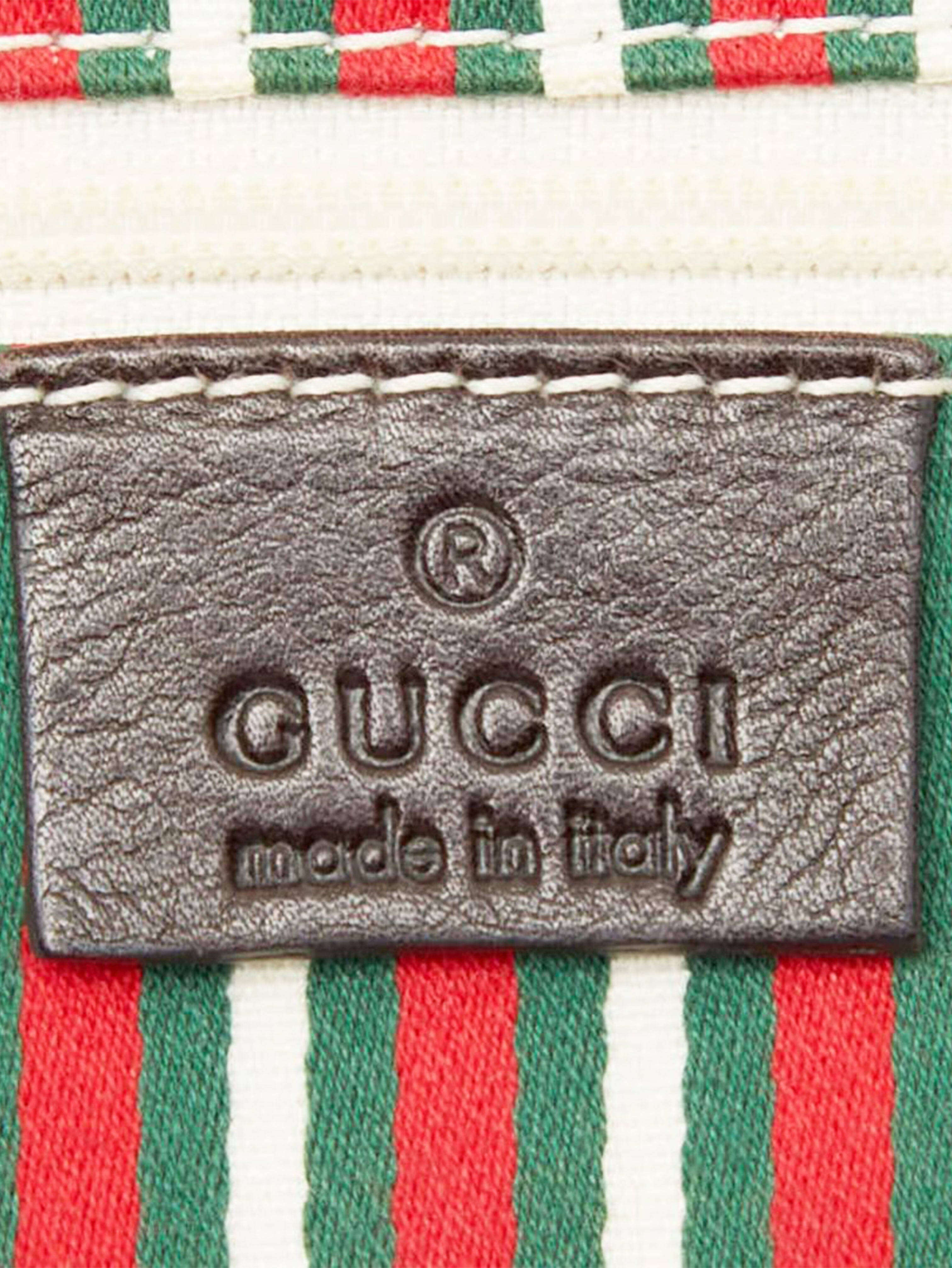 Brown GG canvas top handle bag Top Handle Bags Gucci 