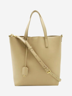 Neutral Toy Shopping leather tote bag Tote Bags Saint Laurent 