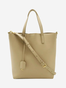 Neutral Toy Shopping leather tote bag Tote Bags Saint Laurent 