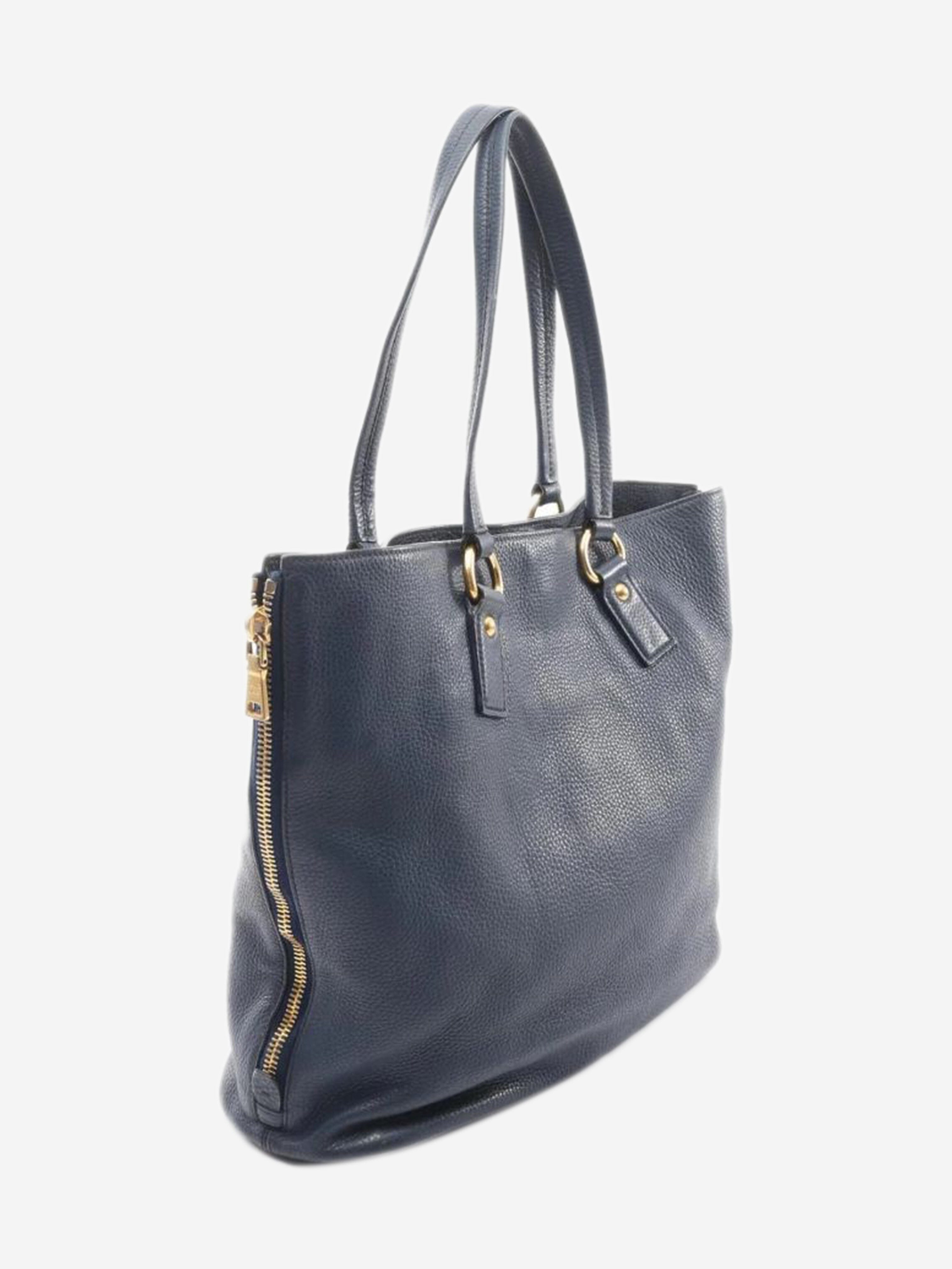Navy leather tote bag Tote Bags Prada 
