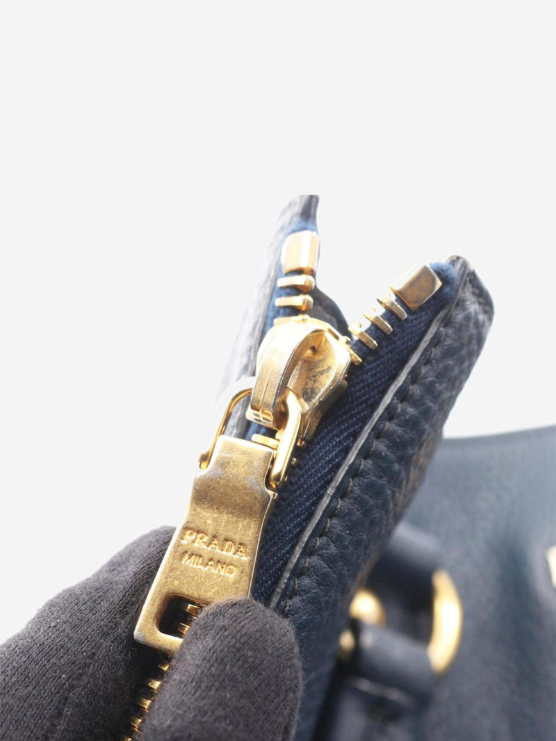 Navy leather tote bag Tote Bags Prada 