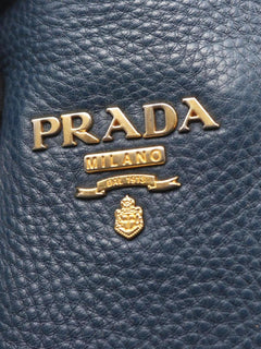 Navy leather tote bag Tote Bags Prada 