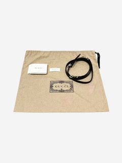 Black GG Supreme canvas shoulder bag Shoulder bags Gucci 