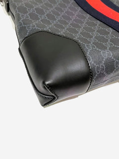 Black GG Supreme canvas shoulder bag Shoulder bags Gucci 
