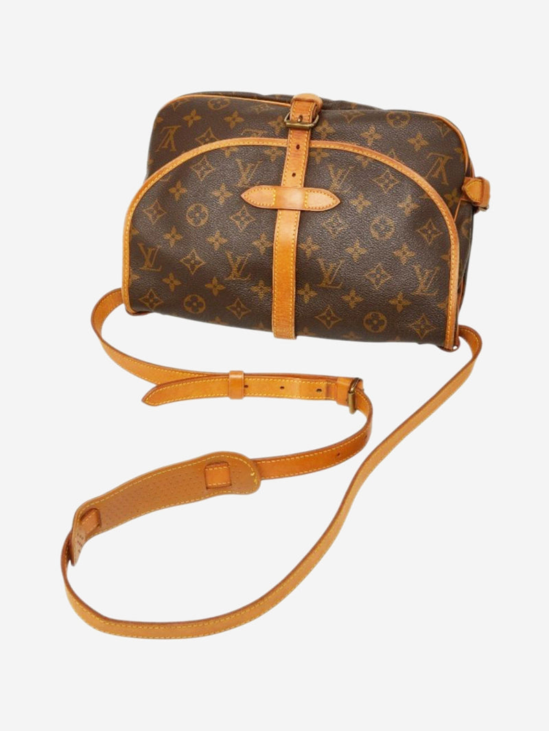 Brown vintage 1990 Monogram Saumur 30 bag Cross-body Bags Louis Vuitton 