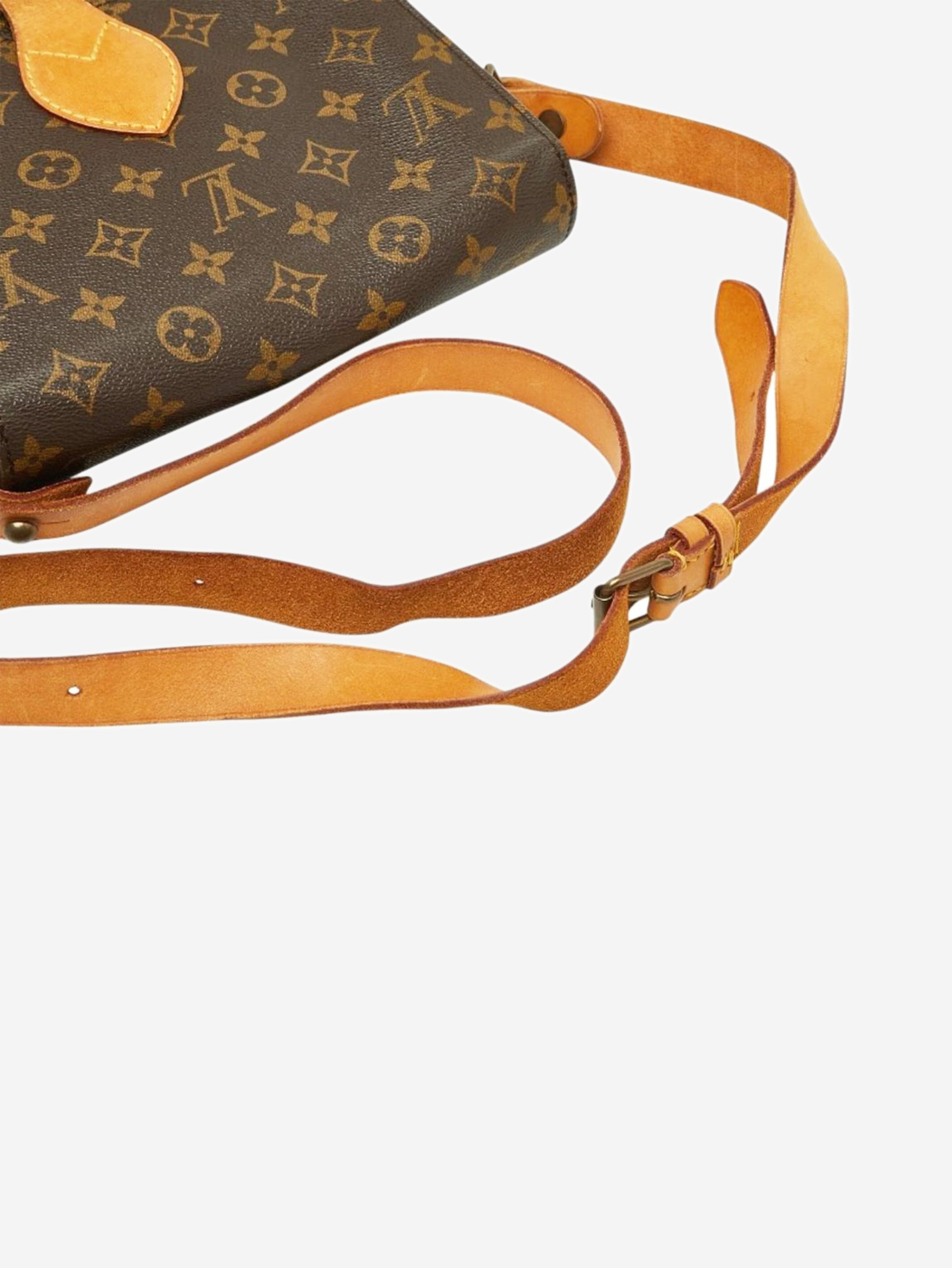 Brown vintage 1991 Monogram Cartouchiere MM bag Shoulder bags Louis Vuitton 
