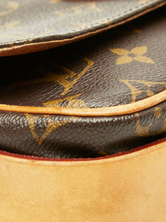 Brown vintage 1991 Monogram Cartouchiere MM bag Shoulder bags Louis Vuitton 