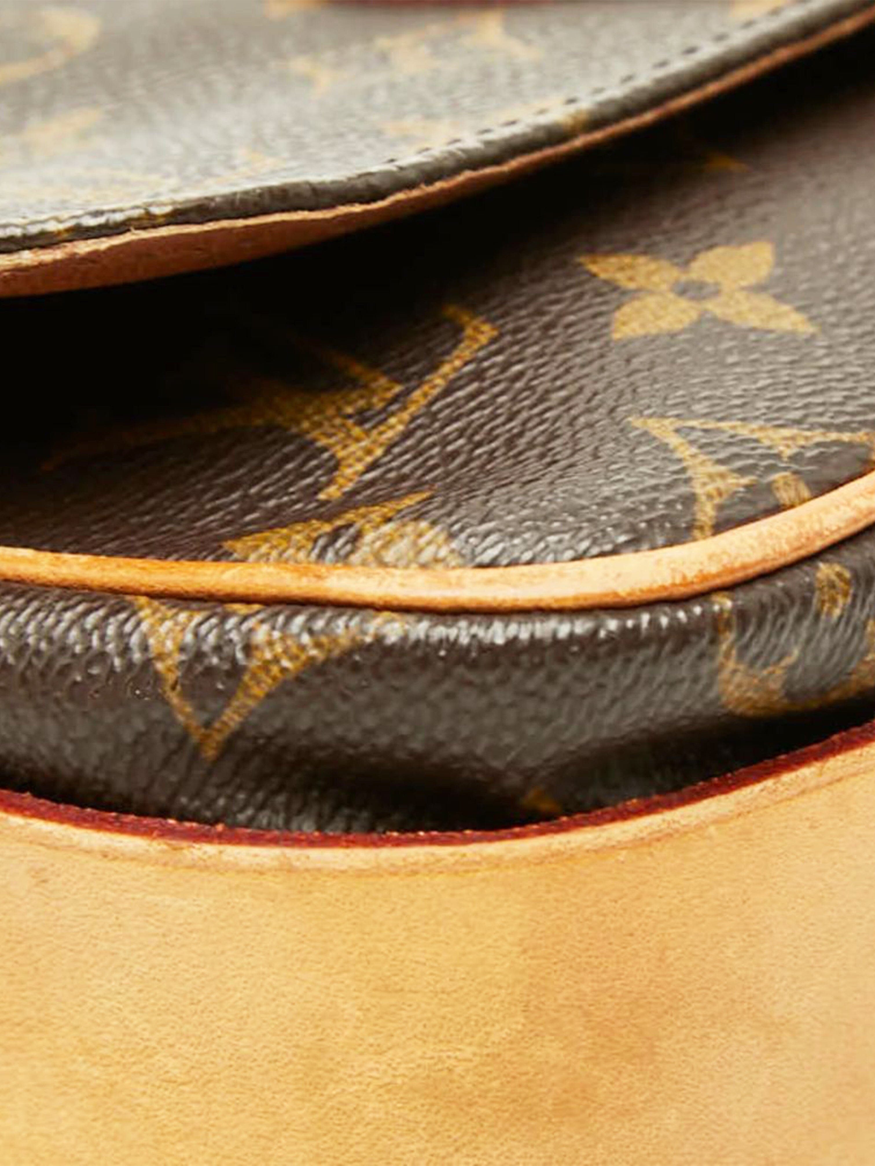Brown vintage 1991 Monogram Cartouchiere MM bag Shoulder bags Louis Vuitton 