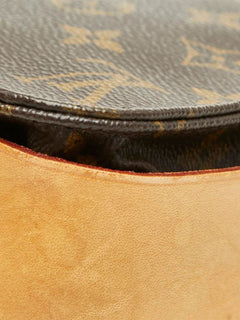Brown vintage 1991 Monogram Cartouchiere MM bag Shoulder bags Louis Vuitton 