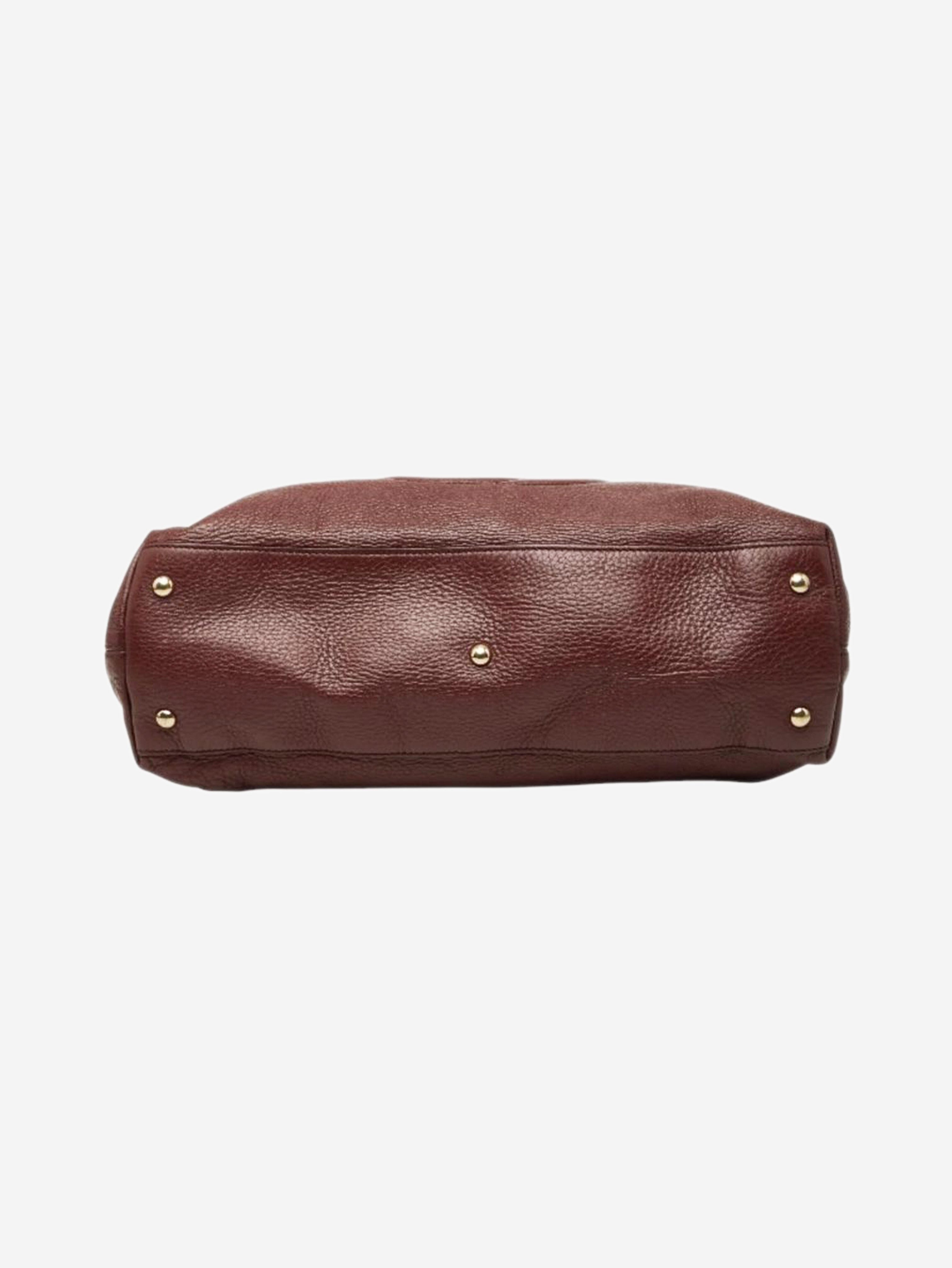 Burgundy Interlocking G Soho Working tote bag Tote Bags Gucci 