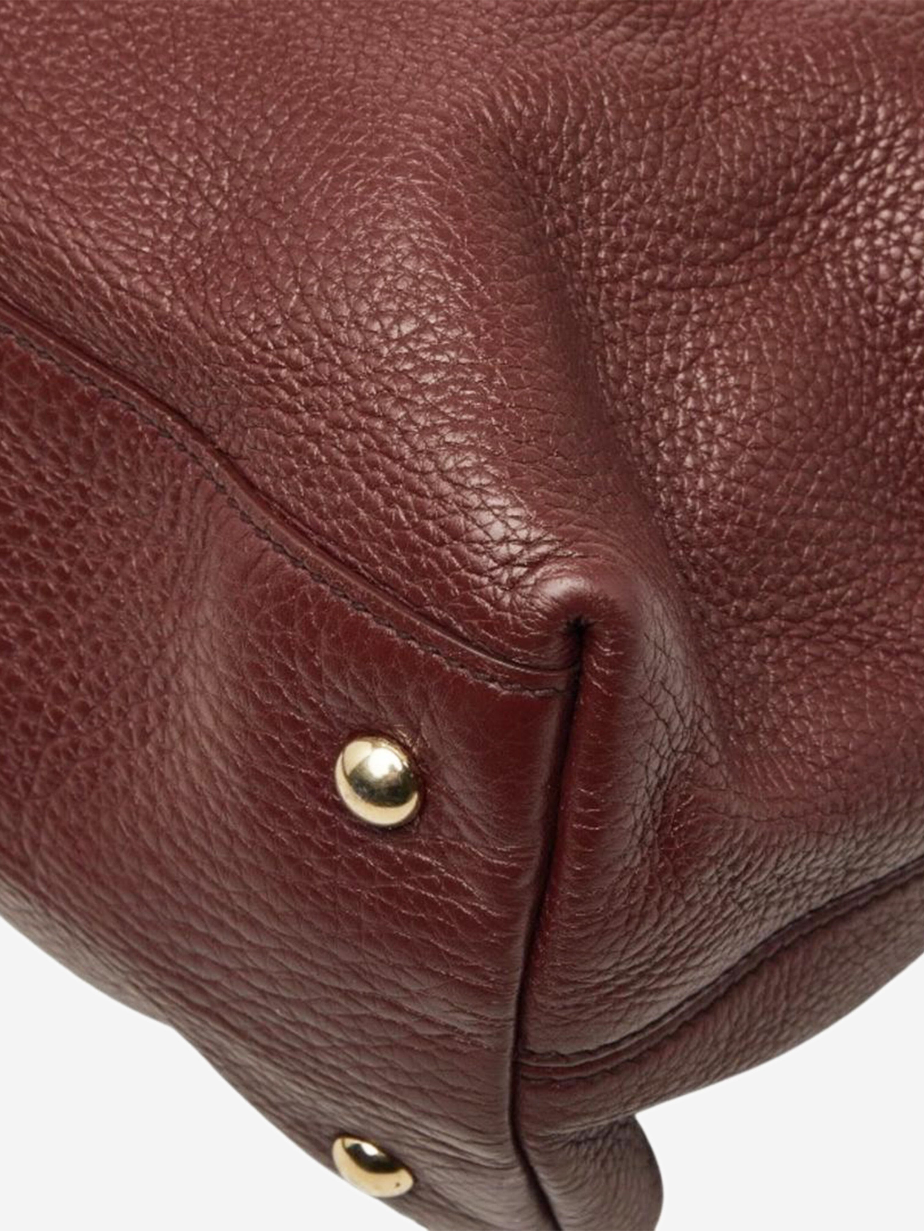 Burgundy Interlocking G Soho Working tote bag Tote Bags Gucci 