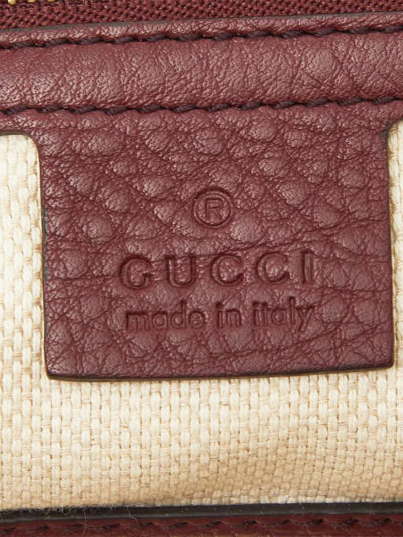 Burgundy Interlocking G Soho Working tote bag Tote Bags Gucci 