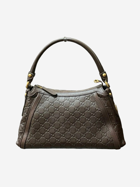 Dark brown Guccissima Scarlet shoulder bag alternate image