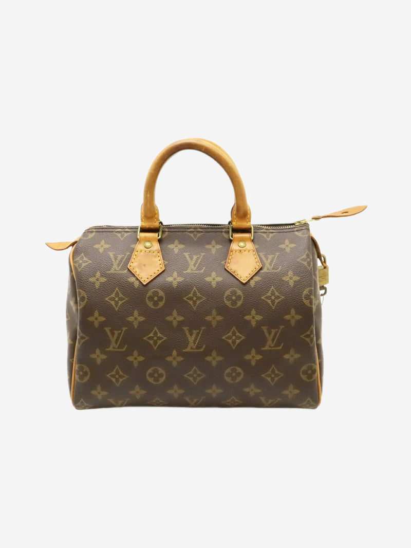 Brown vintage 1991 Monogram Speedy 25 bag Top Handle Bags Louis Vuitton 