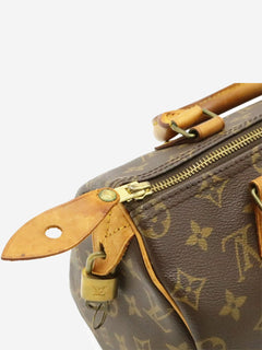 Brown vintage 1991 Monogram Speedy 25 bag Top Handle Bags Louis Vuitton 