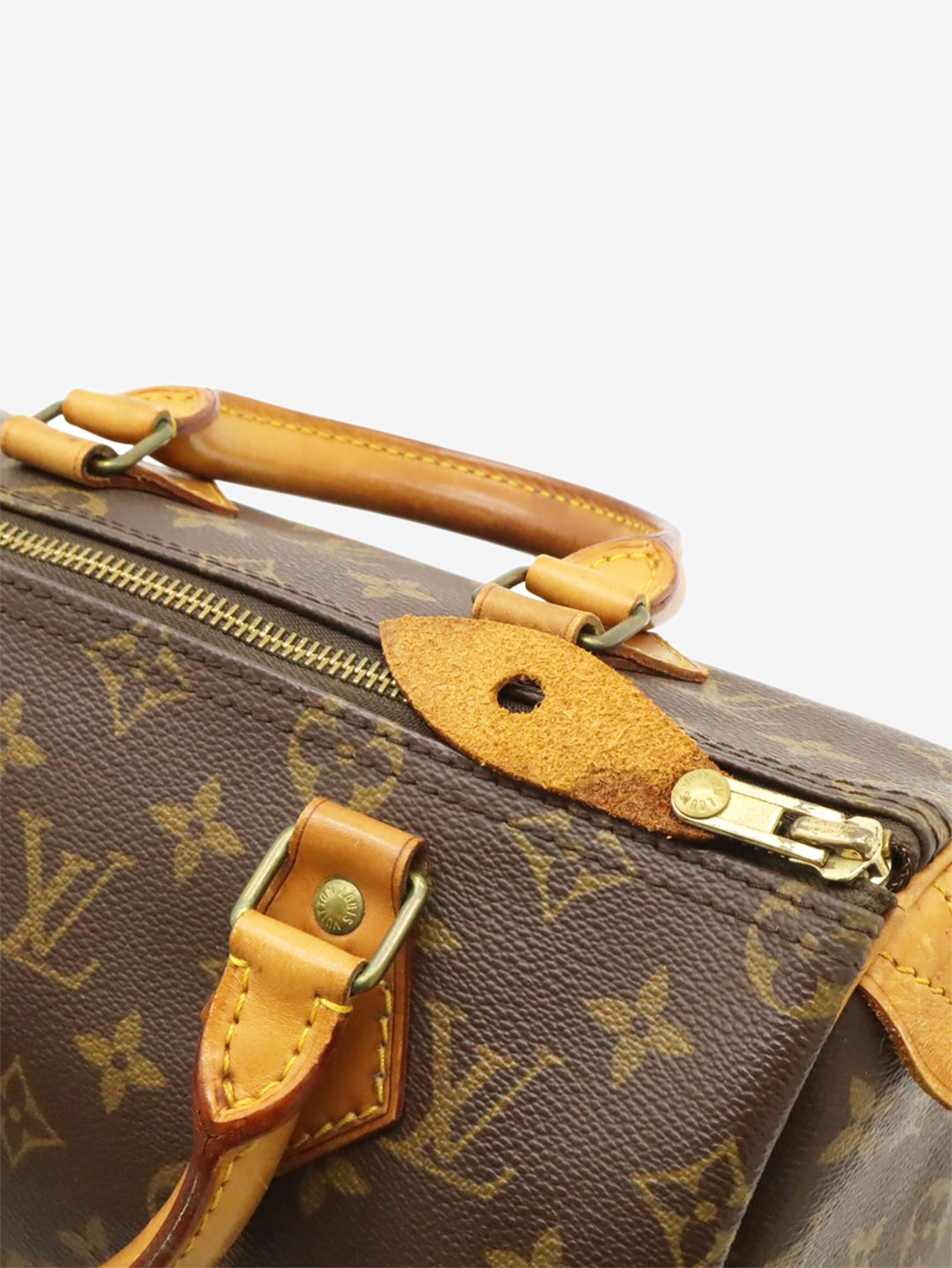 Brown vintage 1991 Monogram Speedy 25 bag Top Handle Bags Louis Vuitton 