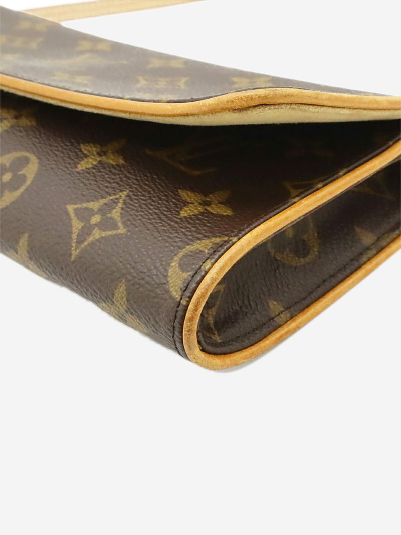 Brown vintage 2001 Monogram Pochette Twin GM bag Cross-body Bags Louis Vuitton 