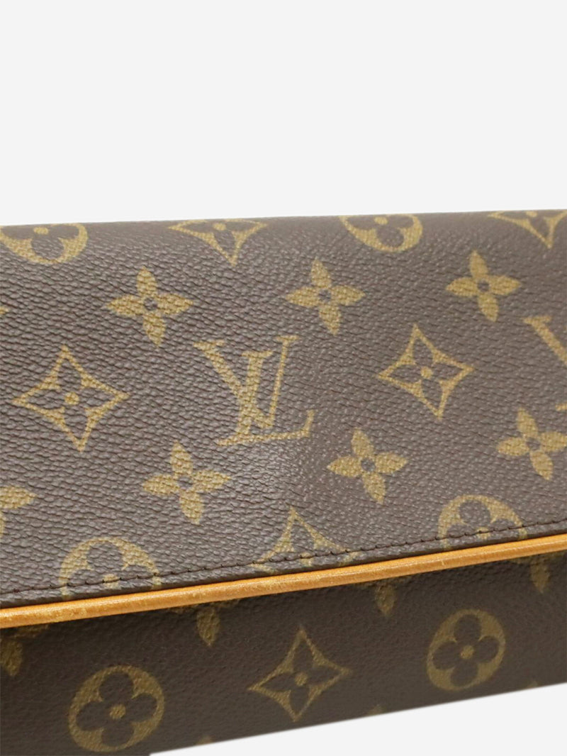 Brown vintage 2001 Monogram Pochette Twin GM bag Cross-body Bags Louis Vuitton 