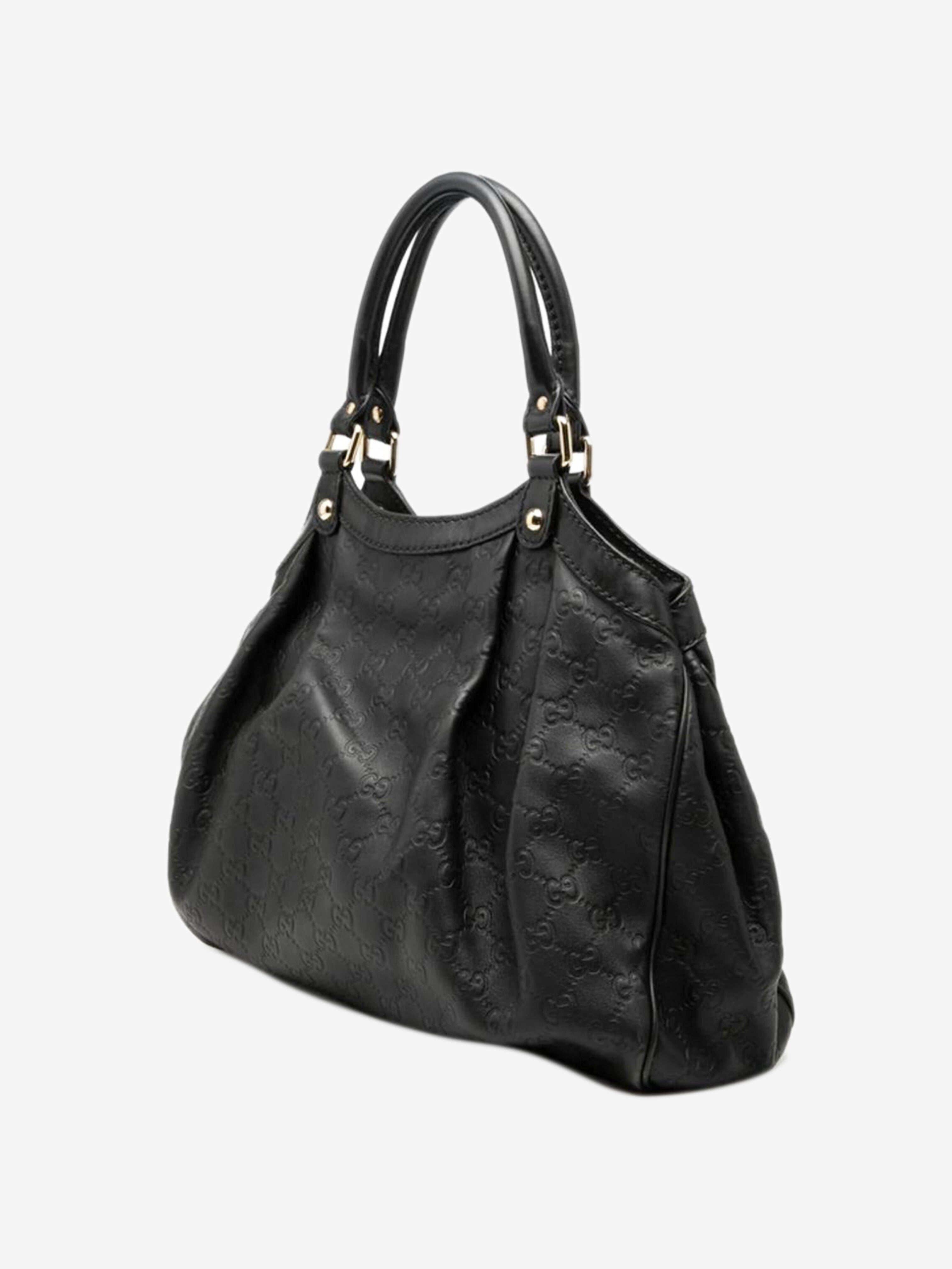 Black Guccissima leather tote bag Tote Bags Gucci 
