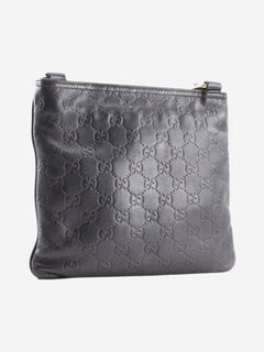 Black GG leather crossbody bag Cross-body bags Gucci 