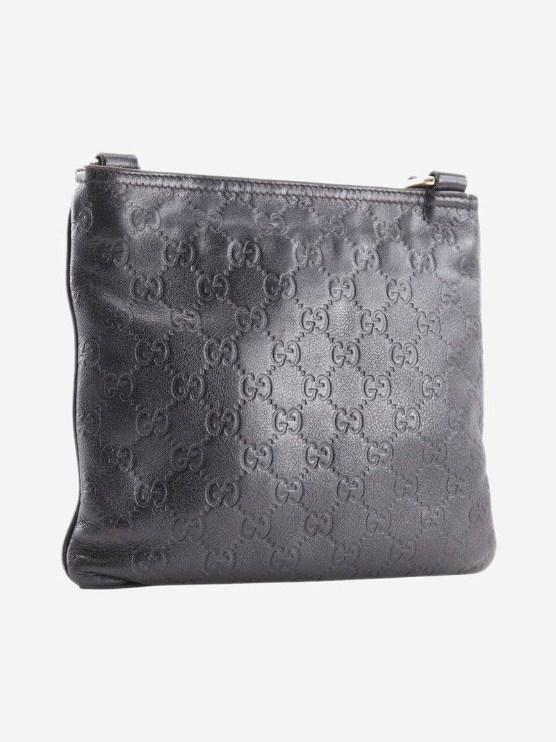 Black GG leather crossbody bag Cross-body bags Gucci 