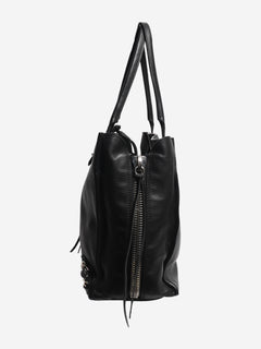 Black Papier leather bag