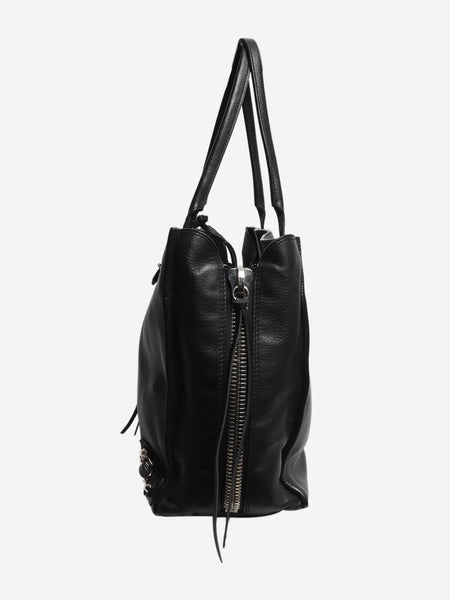 Black Papier leather bag alternate image