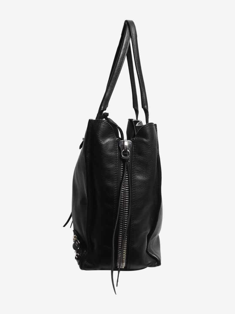 Black Papier leather bag