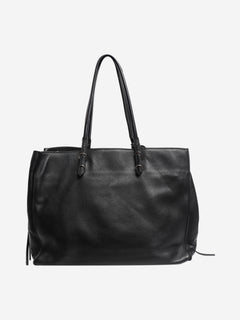 Black Papier leather bag