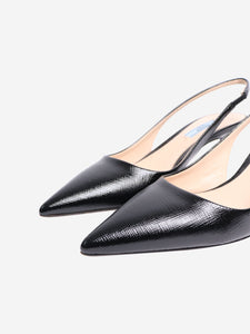 Prada Black slingback pumps - size EU 37 (UK 4)