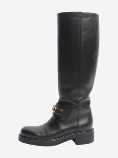 Black riding boots - size EU 36 Boots Gucci 