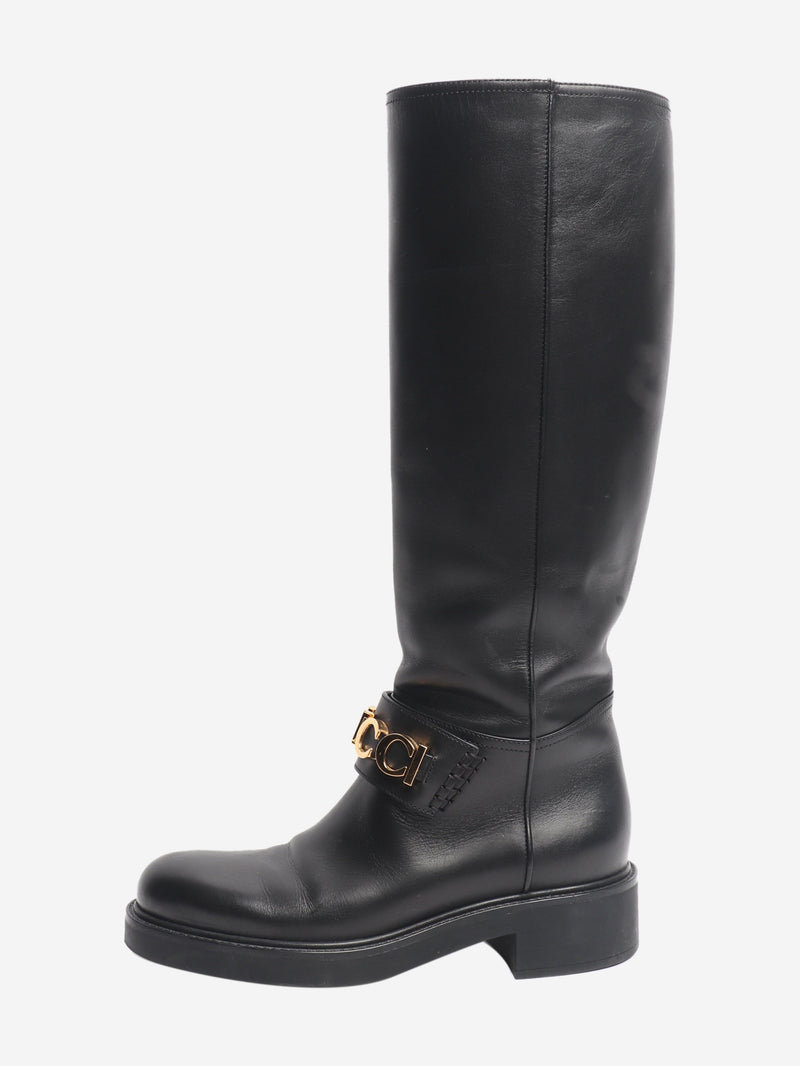 Black riding boots - size EU 36 Boots Gucci 