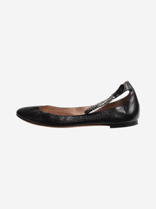 Chloe Black leather ballet flats - size EU 38.5