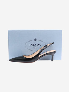 Prada Black slingback pumps - size EU 37 (UK 4)