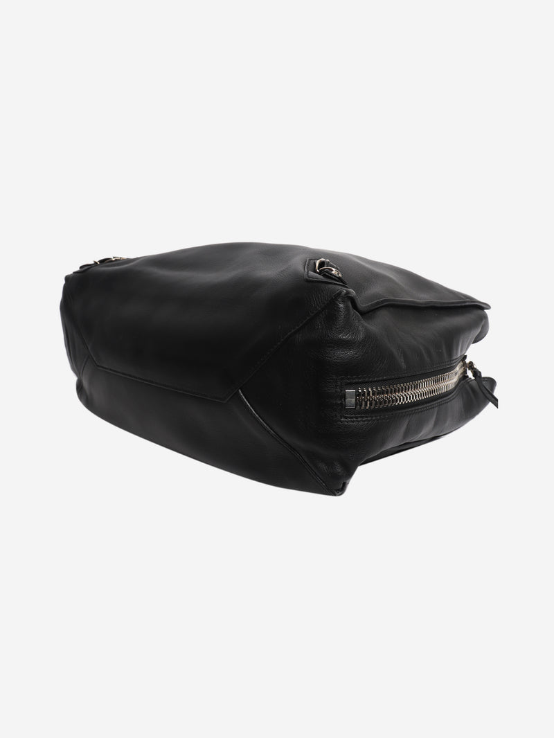 Black Papier leather bag