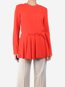 Stella McCartney Red long sleeve red tunic dress - size UK 10