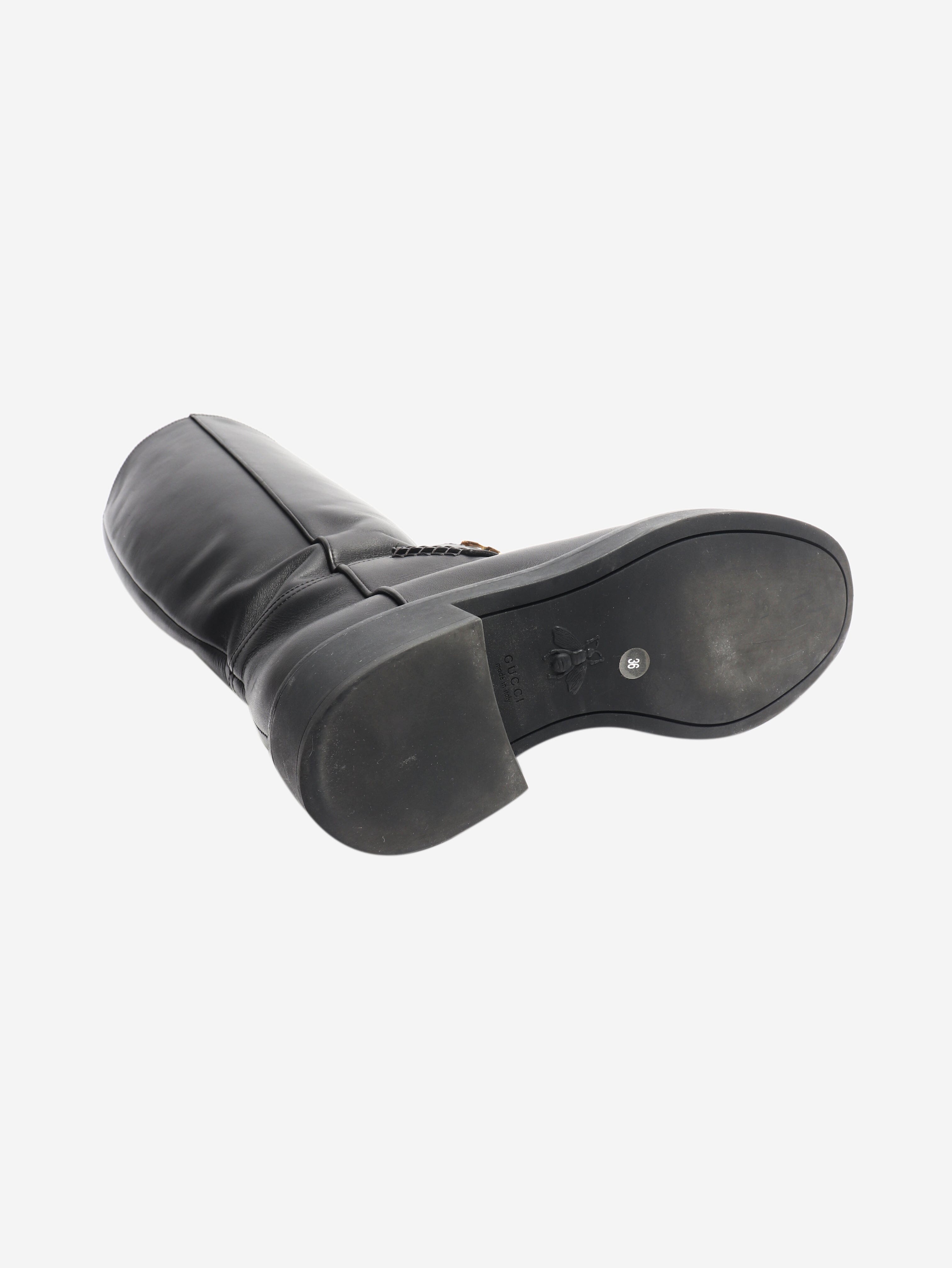 Black riding boots - size EU 36 Boots Gucci 