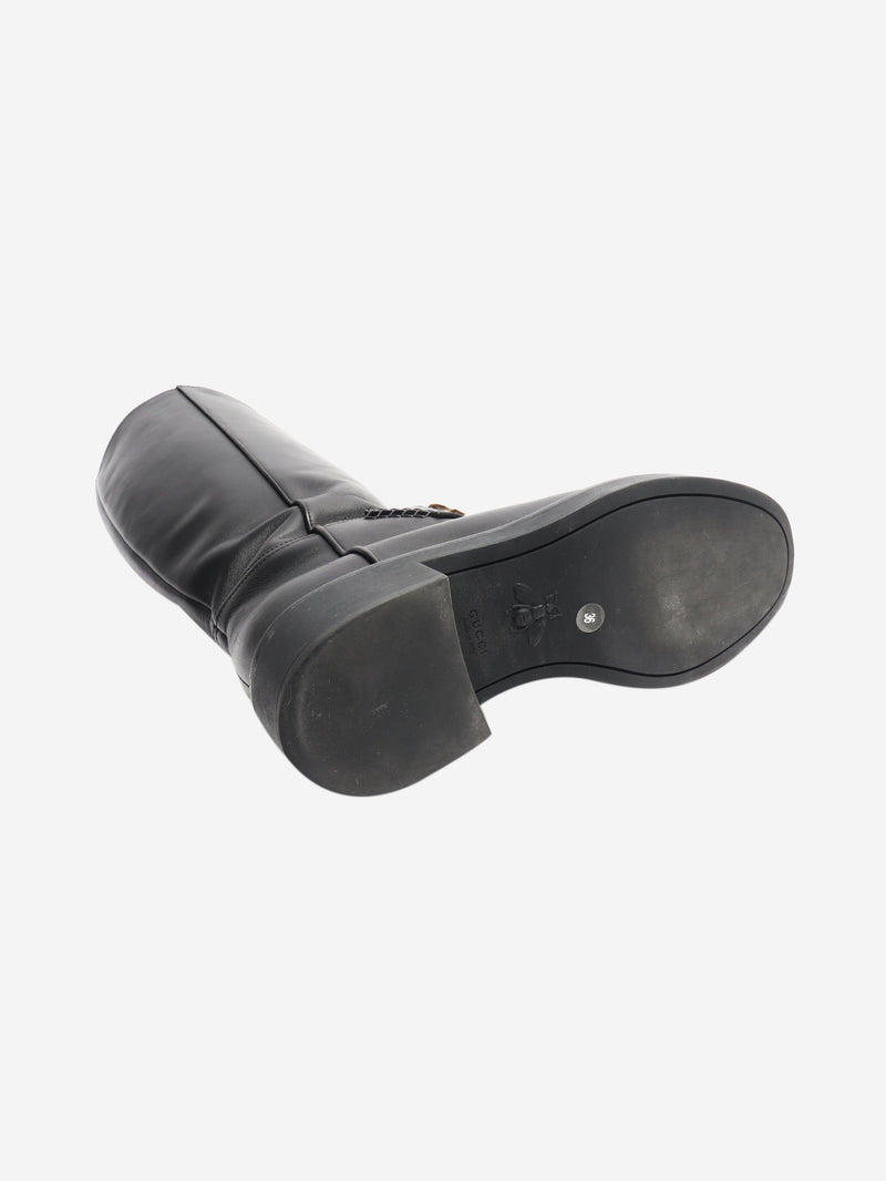 Black riding boots - size EU 36 Boots Gucci 
