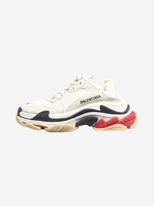 Balenciaga White mesh triple S sneakers - size EU 38 (UK 5)