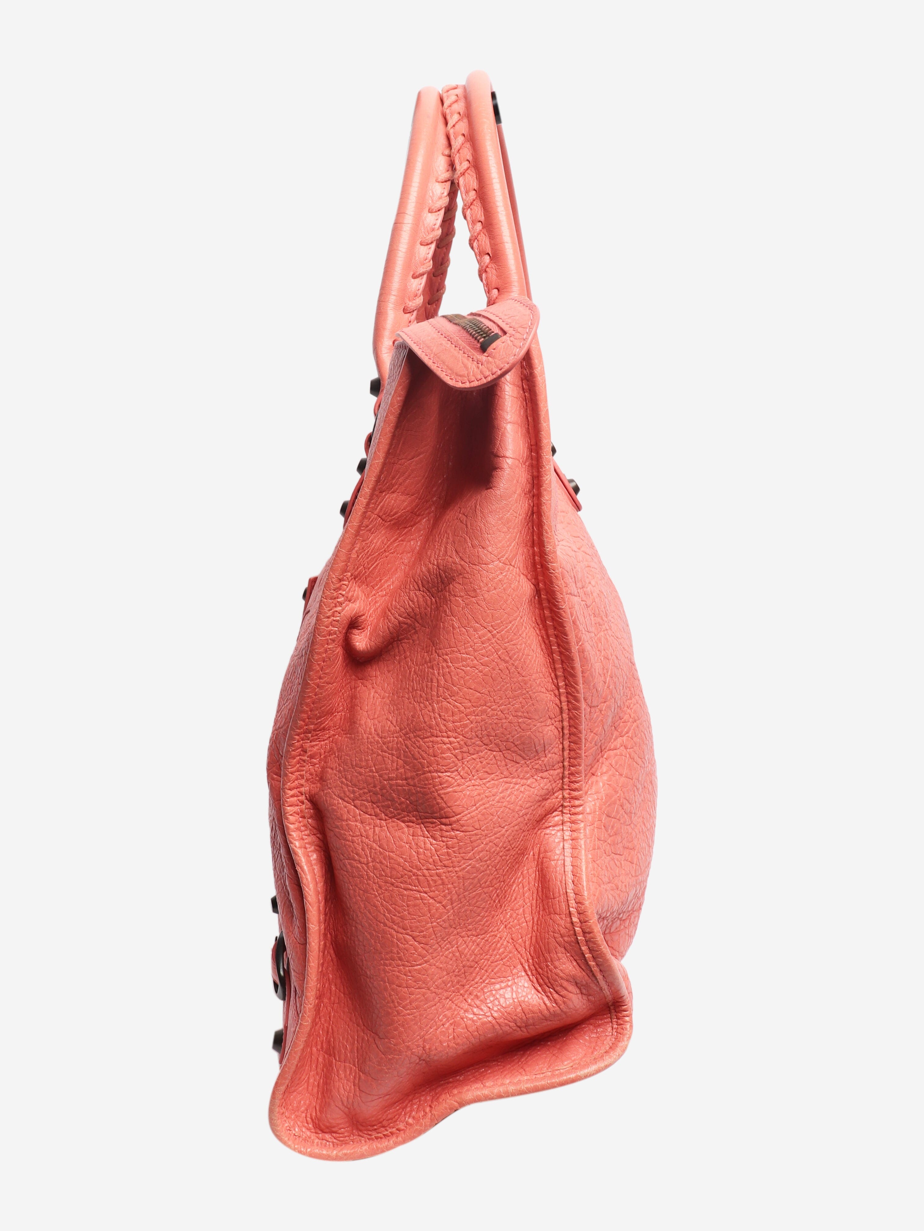 Pink maxi City bag Top Handle Bags Balenciaga 