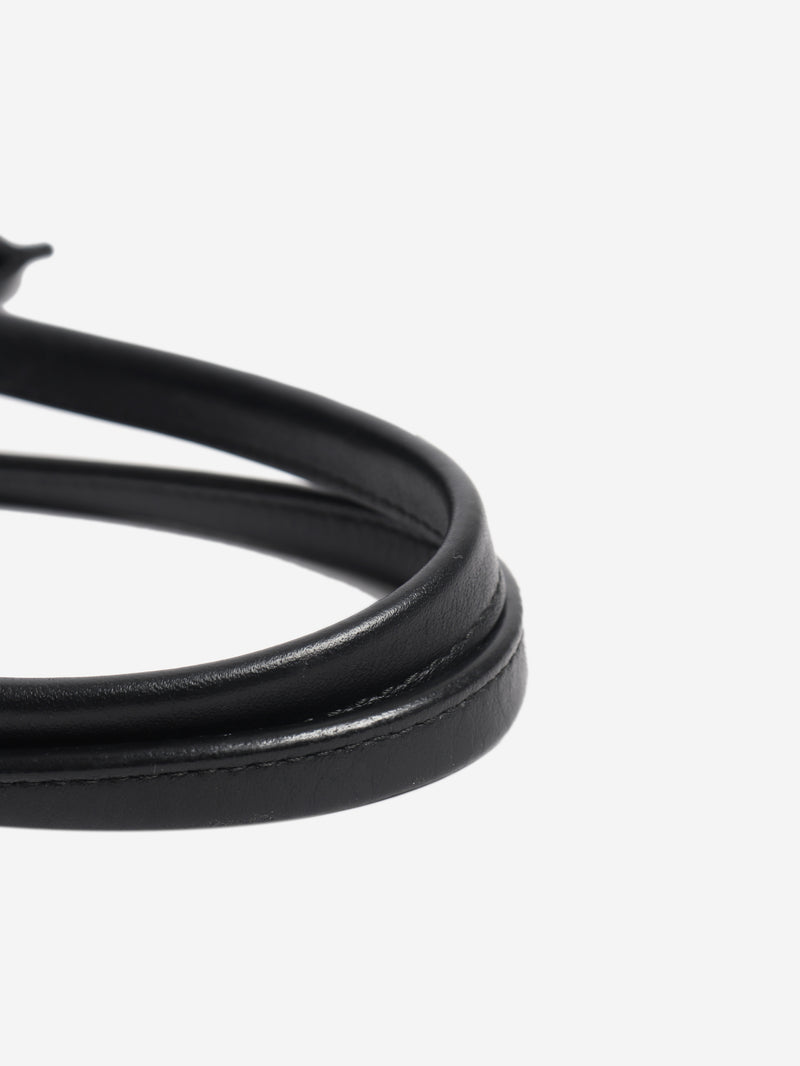 Black Papier leather bag