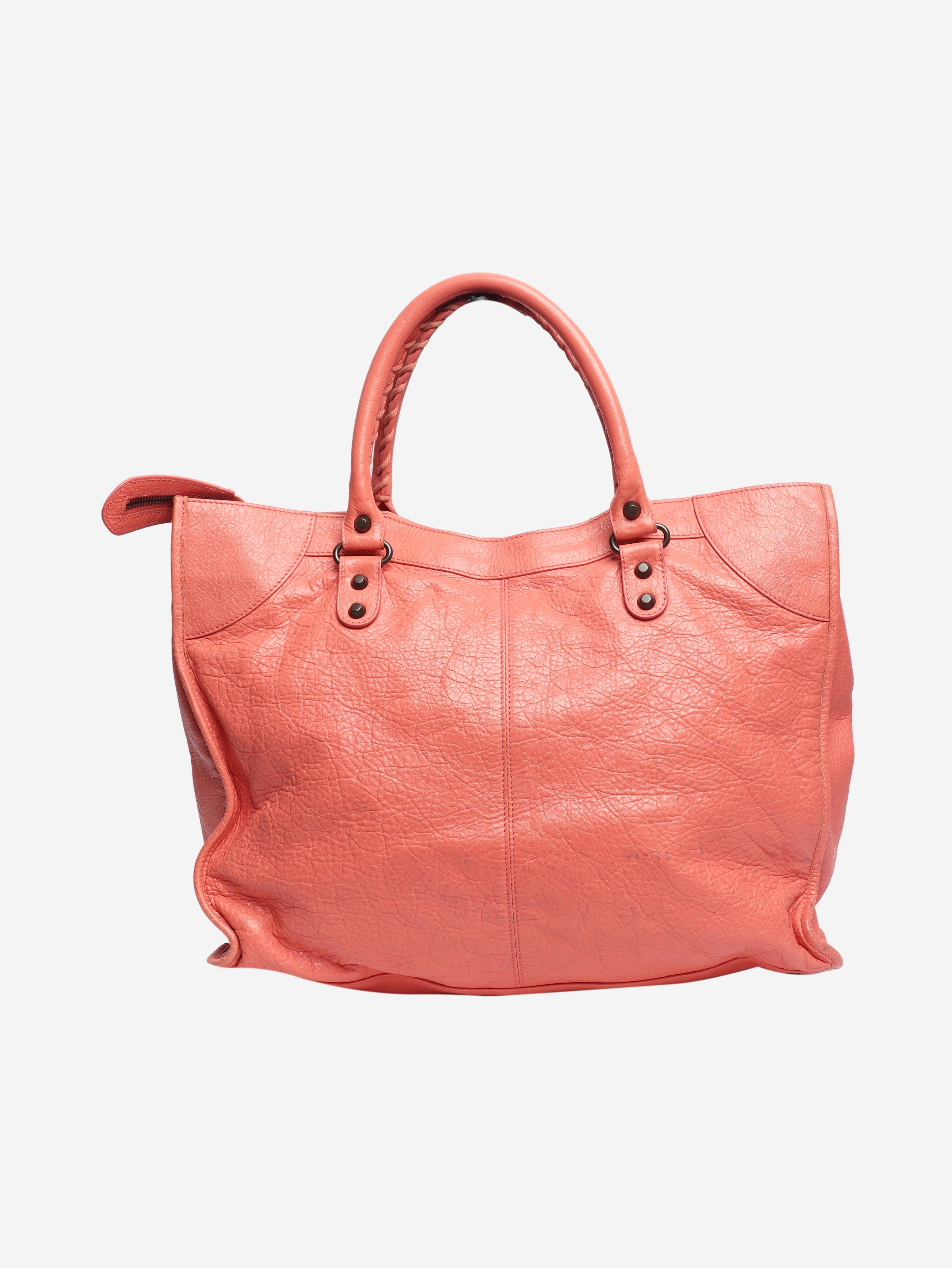 Pink maxi City bag Top Handle Bags Balenciaga 