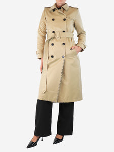 Valentino Beige Rockstud trench coat - size